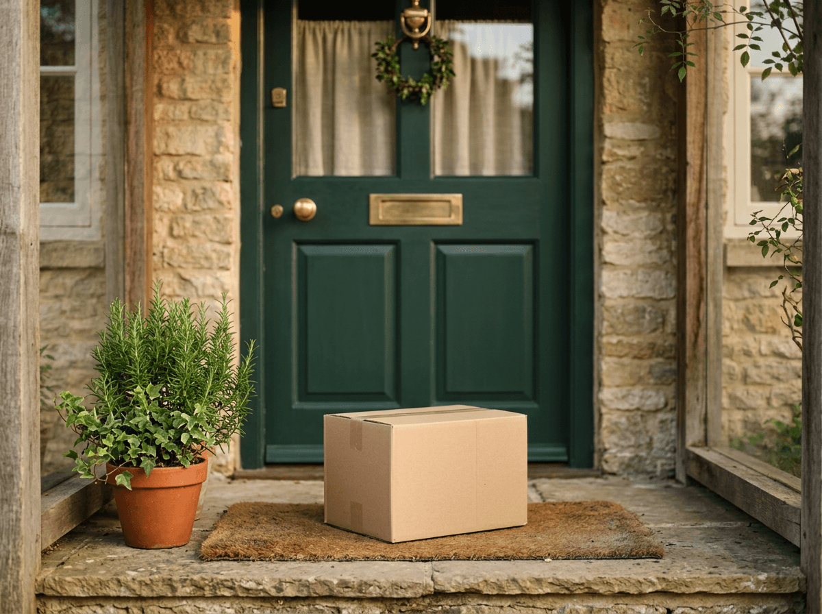 Discreet delivery at the front door
